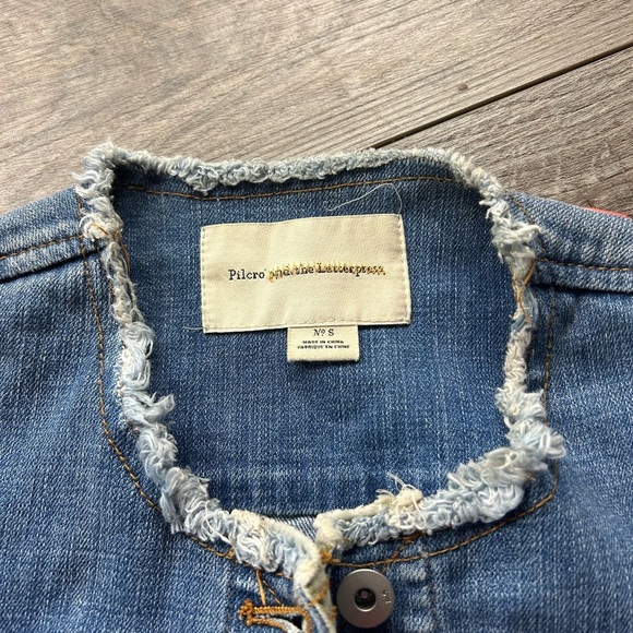 Pilcro‎ & Letterpress Anthropologie Denim Jacket - Picture 7 of 8